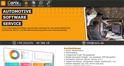 Desktop Screenshot of carix.at