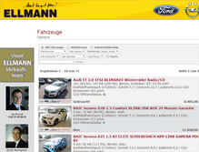 Tablet Screenshot of ellmann.carix.de