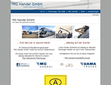 Tablet Screenshot of mg-handel.carix.de